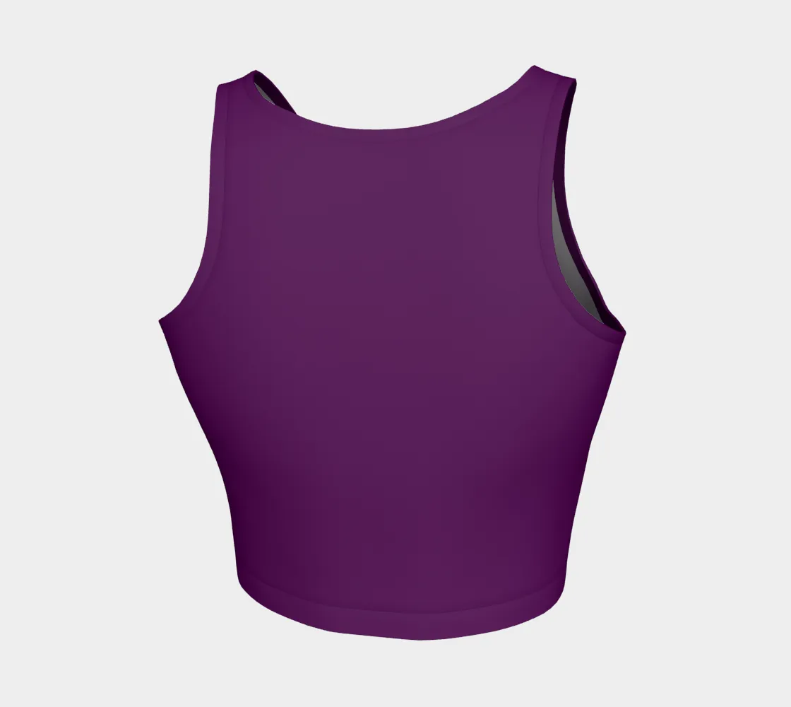 Plum Athletic Crop Top